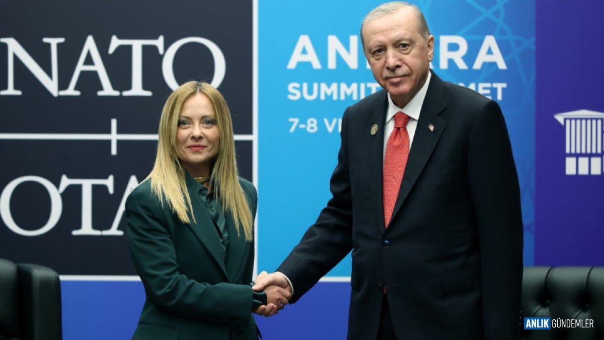 Erdoğan'dan NATO Zirvesi'nde Sürpriz Görüşme! Meloni ile Neler Konuştular?