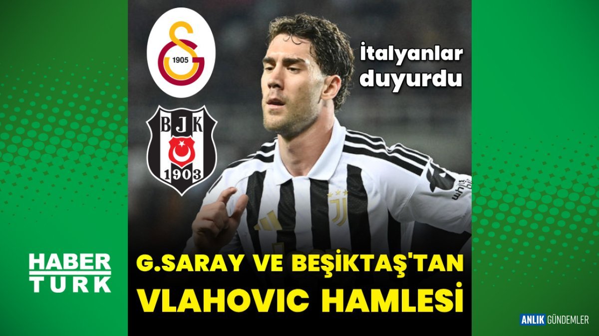 Şampiyonluk Yarışına Bomba Transfer! Galatasaray ve Beşiktaş, Yıldız Golcüyü Hedef Aldı: Vlahovic İddiası Gerçek mi?