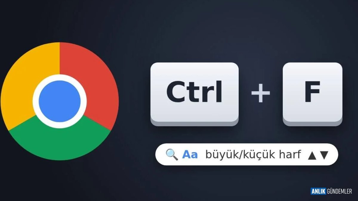 Google'dan Tarayıcı Arama Devrimi: Ctrl+F Artık 'Zeka' Tanıyor, Oklar Sizi Anında Doğru Yere Atlayacak!