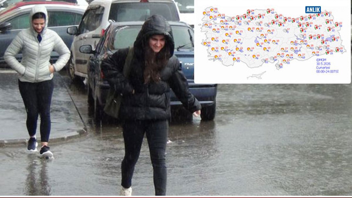 Meteoroloji Uyardı: Türkiye'nin 3 Bölgesi Sağanağa Teslim Oluyor! Sıcaklıklar Ne Olacak?